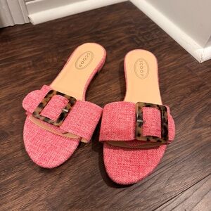 Scoop Women's Pink Slide Sandals